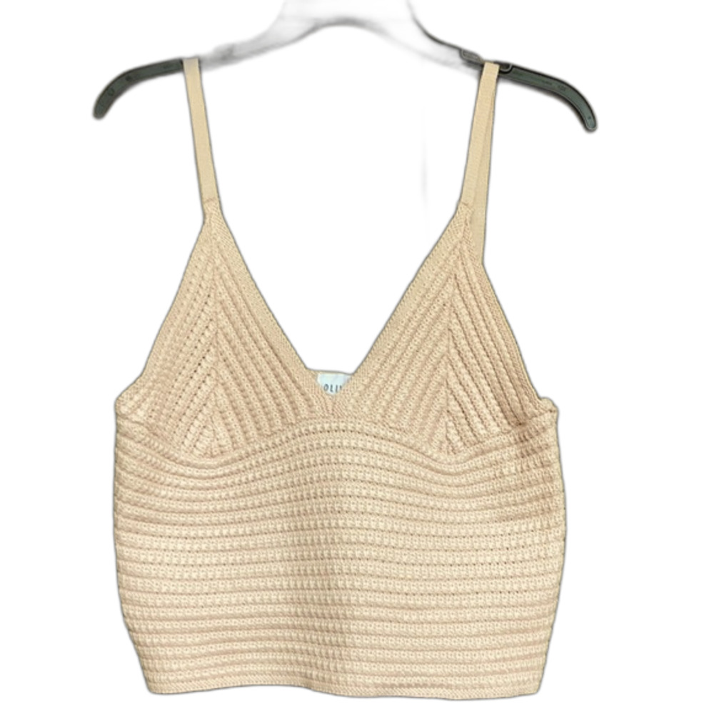 Olive and Oak knit crop top